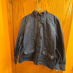Laura Scott Dark Blue Jackets Women’s Sz XL